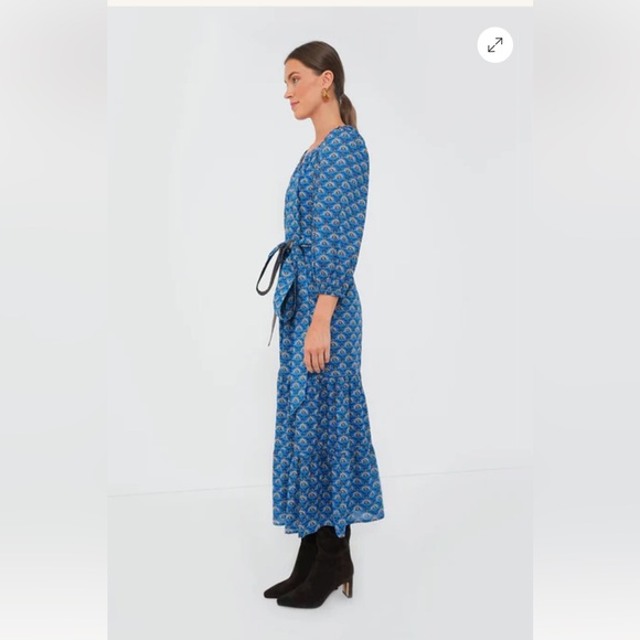 Tuckernuck Indigo Peacock Lyles Dress - Picture 3 of 6
